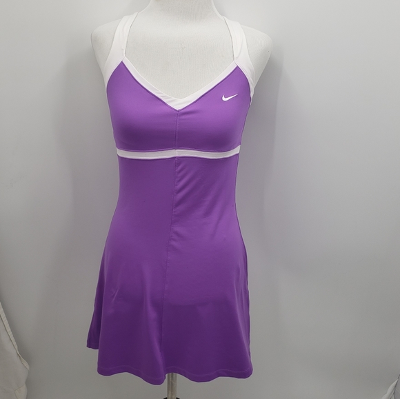 purple nike dress